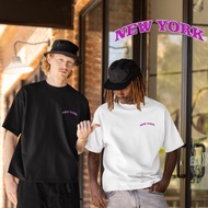 NY V3 LG HOOWII 100% Cotton Unisex Graphic Print T-Shirt Oversize Streetwear Inspired K100291