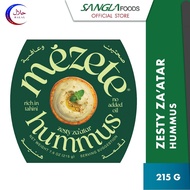 mezete Hummus Zesty Za'atar (formally Fresh Herbs) Dips 215g  (Halal Certified)