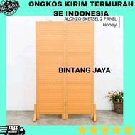 NEW Synthetic Rattan Room Divider Screen Minimalist Room Divider