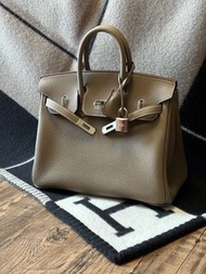 Hermes Birkin 25 Etoupe PHW Togo 大象灰 銀扣