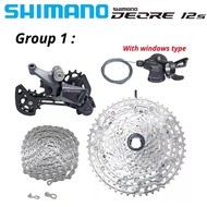 Shimano Deore M6100 1X12 Speed Derailleurs Groupset 12 Speed Shift Lever CN M6100 Chain Flywheel RD Cassette 12S 12V 51T