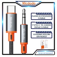 Mcdodo DAC Audio Type C To 3.5mm Aux Cable Type C To 3.5mm Jack Converter Connector Cable USB C To 3
