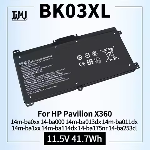 BK03XL 916811-855 916812-855 Battery for HP Pavilion X360 Convertible 14m-ba0xx 14-ba000 14m-ba013dx