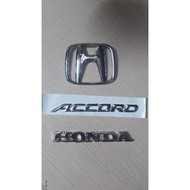 Honda Accord 2008-2011 3D metal embossed logo, honda letter H accord logo