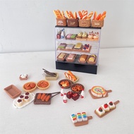 Dollhouse Pastry Display Case Miniature Dessert Bakery Cabinet Doll House Bakery Display Case Plasti