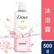 多芬微米淨透水感沐浴露 舒緩荷花 500G