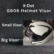 (Visor) X-Dot Helmet G606 G606H Visor Half Helmet