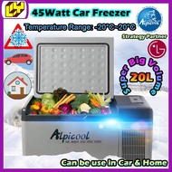 {Ready Stock} Alpicool C20 In Car Refrigerator In Car Freezer Mini Fridge Car Use Freezer Refrigerat