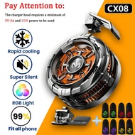 MEMO CX08 2025 New Magnetic Cooling Heat Dissipator, Quick Cooling Phone Cooler, [5V-3A] 15W Charger