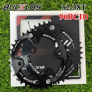 BUCKLOS MTB 96BCD Chainring Round bikeChainwheel 32T 34T 36T 38T Chainring Mountain Bike Parts