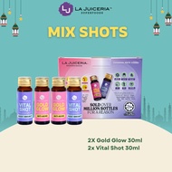 LA JUICERIA Powershots Trial Pack Ginger Honey Turmeric Lemon Shots
