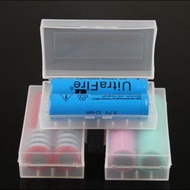 18650 Battery Case Holder Storage Acrylic Box Plastic Safety Box for 2x18650 Battery or 4x16340 Battery