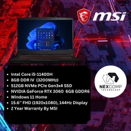 MSI KATANA GF66 11UE-854MY GAMING NOTEBOOK LAPTOP