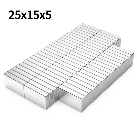 25x15x5mm N35 Super Strong Neodymium Magnet Blcok NdfeB Powerful Permanent Magnetic imanes Refrigera