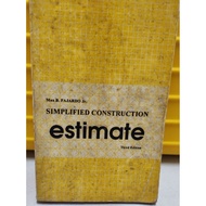 Simplified Construction Estimate (Used)