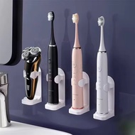 4Sets Electronic Toothbrush Holder Wall Mounted Adhesive Toothbrush Holders Toothbrush Organizer To 