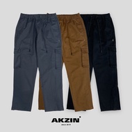 AKZIN Drawstring Zipper Trousers