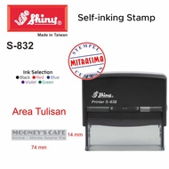 Shiny Stamp S-832 (Shiny square shape S832 Type S 832)