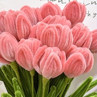 [Hot Selling] 100PCS Fuzzy Wire Flower DIY Chenille Stem Pipe Cleaners Rods Craft Toy Fuzzy Wire Che