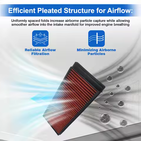 For Audi A3 A4 A5 A6 Q3 Q5 Volkswagen BEETLE CC GOLF JETTA PASSAT TIGUAN Car Engine Air Filter Eleme