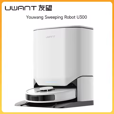 Uwant Robot Vacuum Cleaner U300: 24000Pa/AI Navigation/6-Stage Water Wash/55dB Quiet/60℃ Hot Wash/Au