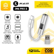 JCALLY JM6PRO2 JM6 PRO 2 CX31993 Portable Dongle Adapter USB DAC AMP Type C to Jack 3.5mm