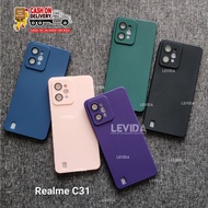 Realme C31 Realme C33 Realme C35 Realme C55 Nfc Softcase Macaron Lens Protect Camera Square Case Rea