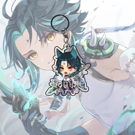 GANTUNGAN Genshin Impact Xiao 0X Keychain - Keychain - Key Chain - Anime - Game