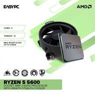 EasyPC | AMD Ryzen 5 5600 Socket Am4 3.5GHz Processor with Wraith stealth cooler MPK