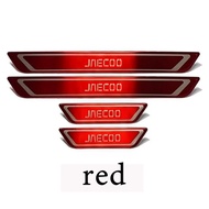 ZLWR ขอบประตู JAECOO 5 EV J6 J7 ตัวป้องกันขั้นบันไดสแตนเลสกันรอยขีดข่วน ตัวป้องกันขั้นบันไดรถยนต์ อุ
