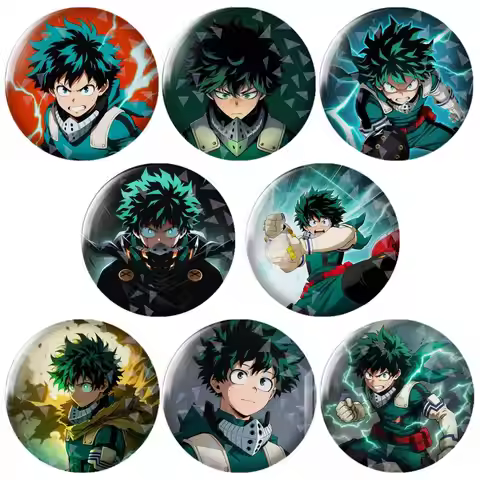My Hero Academia-a Brooch Metal Decorative Brooch Pins for Backpack Clothes Jacket Accessories,Souve