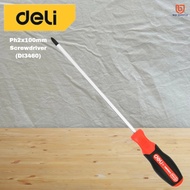 (SG STOCK) DELI PH2x100/150/200mm /  PH3x250mm Screwdriver (DL3460)(DL3462)(DL3463)(DL3465)