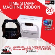 Time Stamp Machine Ribbon-Valuescan TS10 -Wemax WE9200 -ITBOX TS100i (10pcs-50pcs)