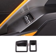 Sekhyna Window Lift Switch Button Cover Trim Compatible with Corvette C7 Stingray 2014-2019 ABS 2PCS