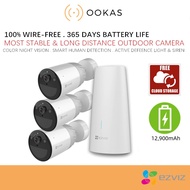 Ezviz BC1 Battery Powered 365days Stable & Long Distance Rechargeable Outdoor/Indoor Smart Wireless 