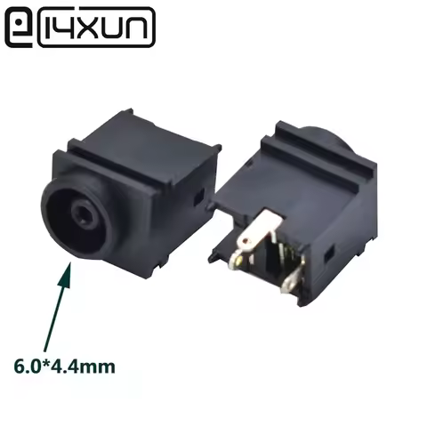EClyxun 2pcs DC 6.0*4.4 3Pin Power Jack socket DC charging socket for Notebook sony Vaio VGN-C FE FS