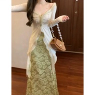 ITEM New Chinese Style Top With Jacquard Skirt Suit Skirt Chinese Style