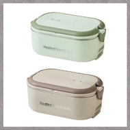 220V EU Plug Portable Electric Lunch Box 1L Stainless Steel Set Office Food Warmer Heat