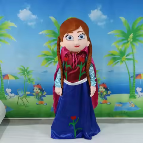CyCosplay Frozen Snow man Olaf Elsa Anna Princess character costume Mascot Advertising Fancy Dress P