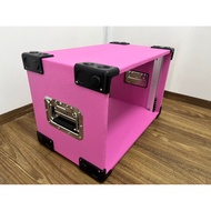 Wooden Rack Without Cover 6u Depth 12 Inches Pink Aluminum Handle Mounting Rail With Nut