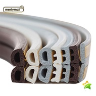 MERLYMALL Weather Stripping Door Seal Strip, EPDM Soundproof Weather Stripping, Flexible Self Adhesi