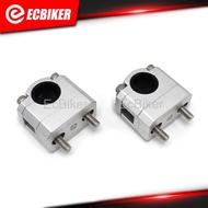 UNIVERSAL HANDLE BAR RISER FOR 22mm or 28mm BARS CLAMP ADV160 MT07 MT09 MT25