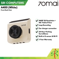 70MAI A400 (White) Front Dash Cam (1-YEAR WARRANTY)