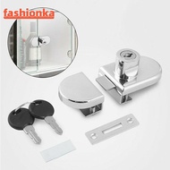 FASHIONKA Cabinet Door Lock Home Office Double Open Sliding Stainless Steel Hardware Cabinet Display Lock