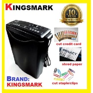 KINGSMARK Paper Shredder Strong Cutter Machine  | Mesin Pemotong/Pengisar Kertas | Alat Penghancur Kertas (10Y WARRANTY)