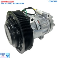 คอมเพรซเซอร์ วอลโว่ SD7H15 4 หู สายพาน 8 ร่อง COM0199 COMPRESSOR VOLVO SD7H15 8PK พร้อมมู่เล่คลัชต์