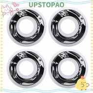 UPSTOPAO 4Pcs/Set Skateboard Wheels, 78-85A Hardness PU Skateboard Replacement Wheels, Durable High 