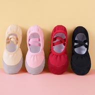 Children Ballet Shoes Lace-Free Dancing Shoes Girls Dance Shoes Women Soft-Soled Exercise Shoes Cat 