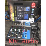 F4BT 4 Channel Professional Mixer MP3 player with USB port, Bluetooth (tested before ship)