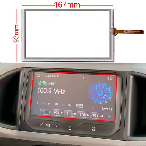 New 7 Inch 4 Pin Touch Screen MYLINK For Chevrolet GMC Onix Aveo Spark Prism Trax 2012-2016 Car CD A